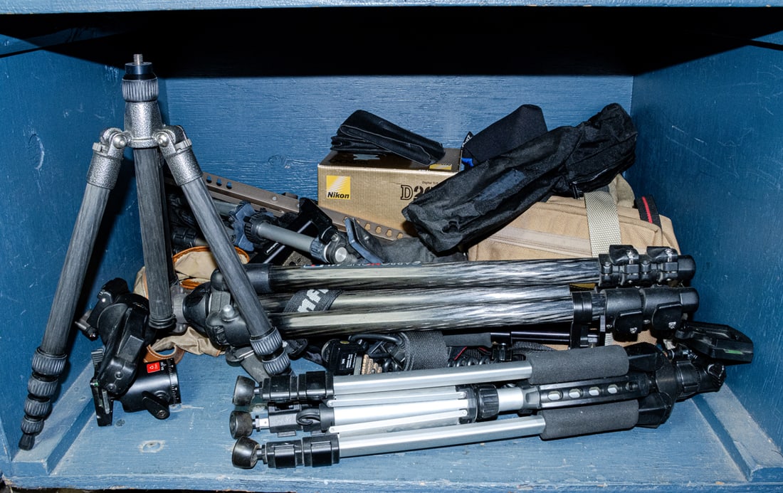 A selection of camera easels and camera bags (1 of 1)