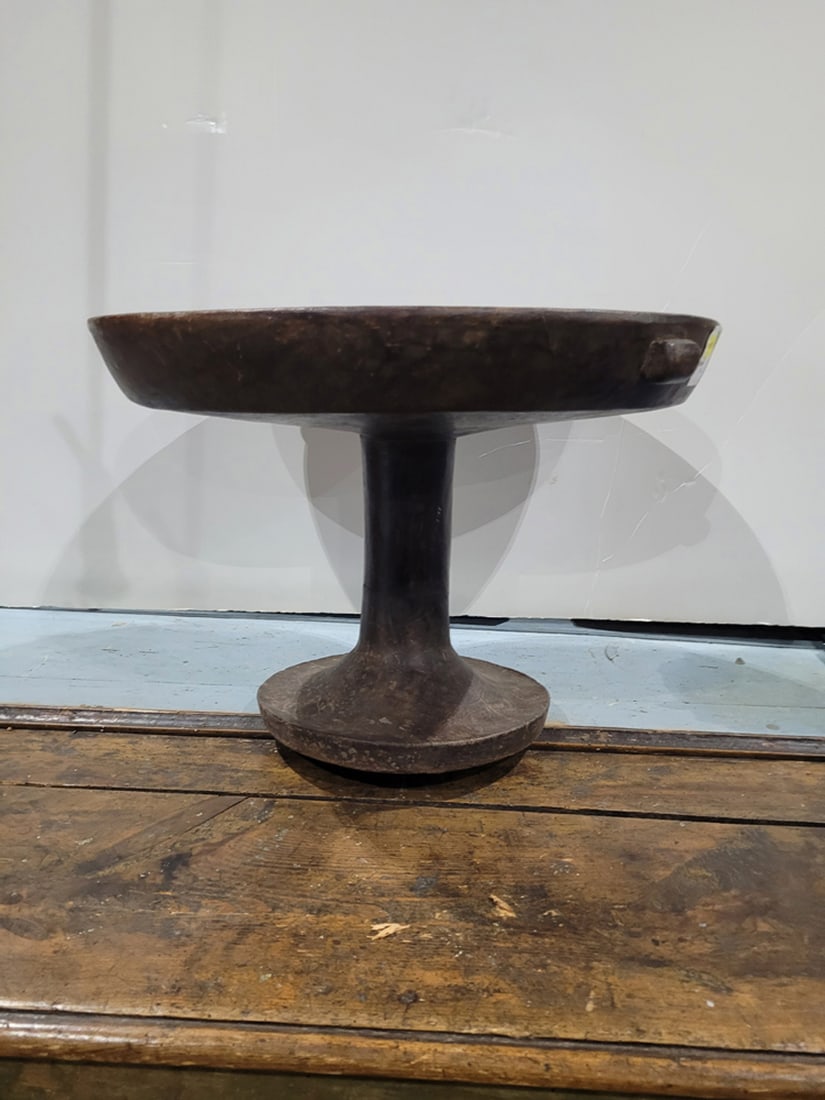 A North African wood pedestal dish (1 of 1)