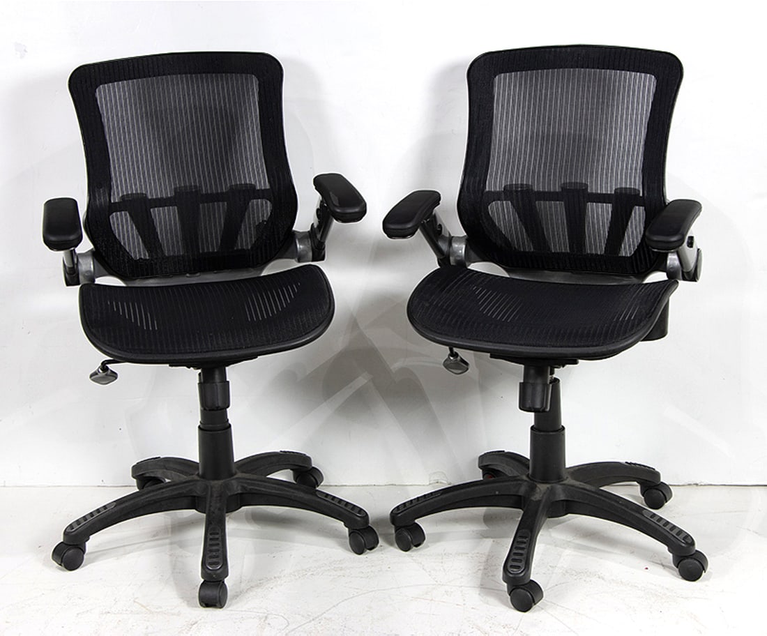 A pair of Aeron style office chairs (1 of 1)