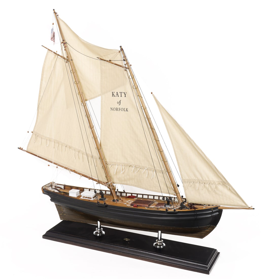A sailboat model of the Katy of Norfolk (1 of 5)