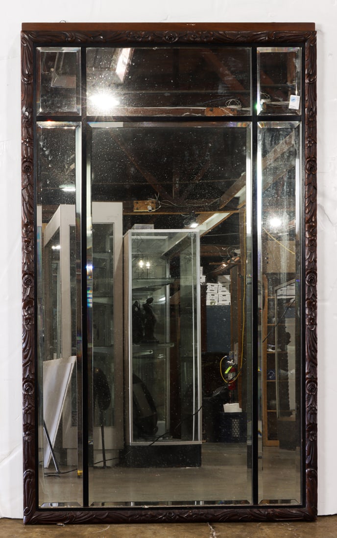 A Victorian style bevelled wall mirror (1 of 1)