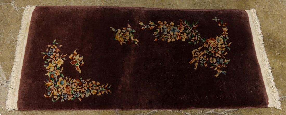 A Chinese Art Deco runner, 2'1" x 3'10" (1 of 1)