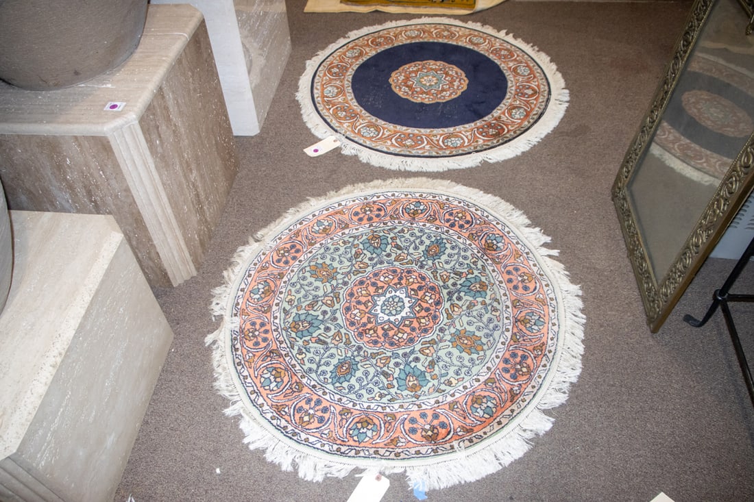 A group of two Persian style carpets (1 of 2)