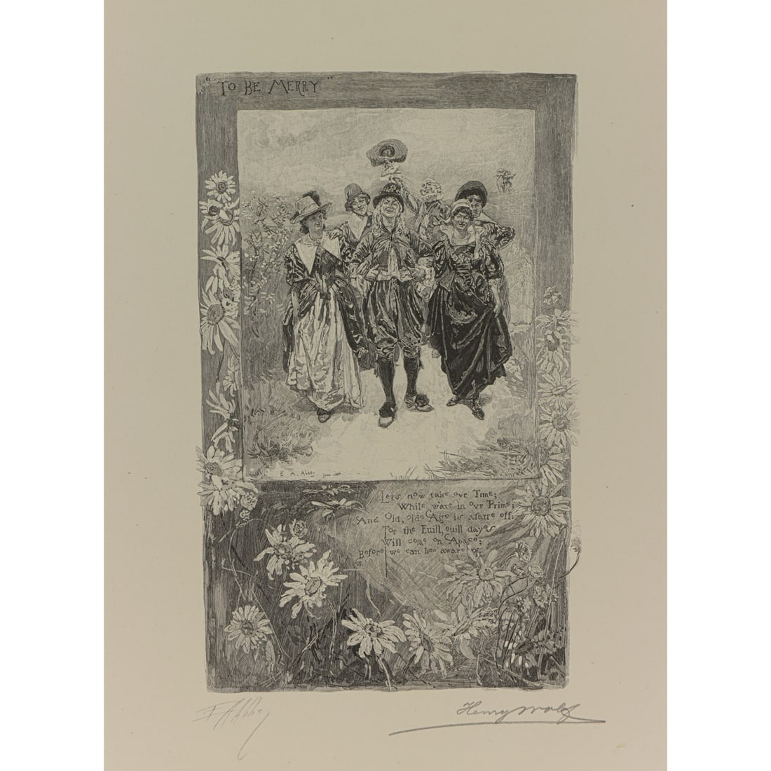 Print, After Edwin Austin Abbey/Henry Wolf (1 of 6)