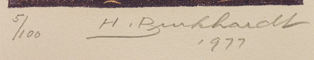 Print, Hans Burkhardt - 6