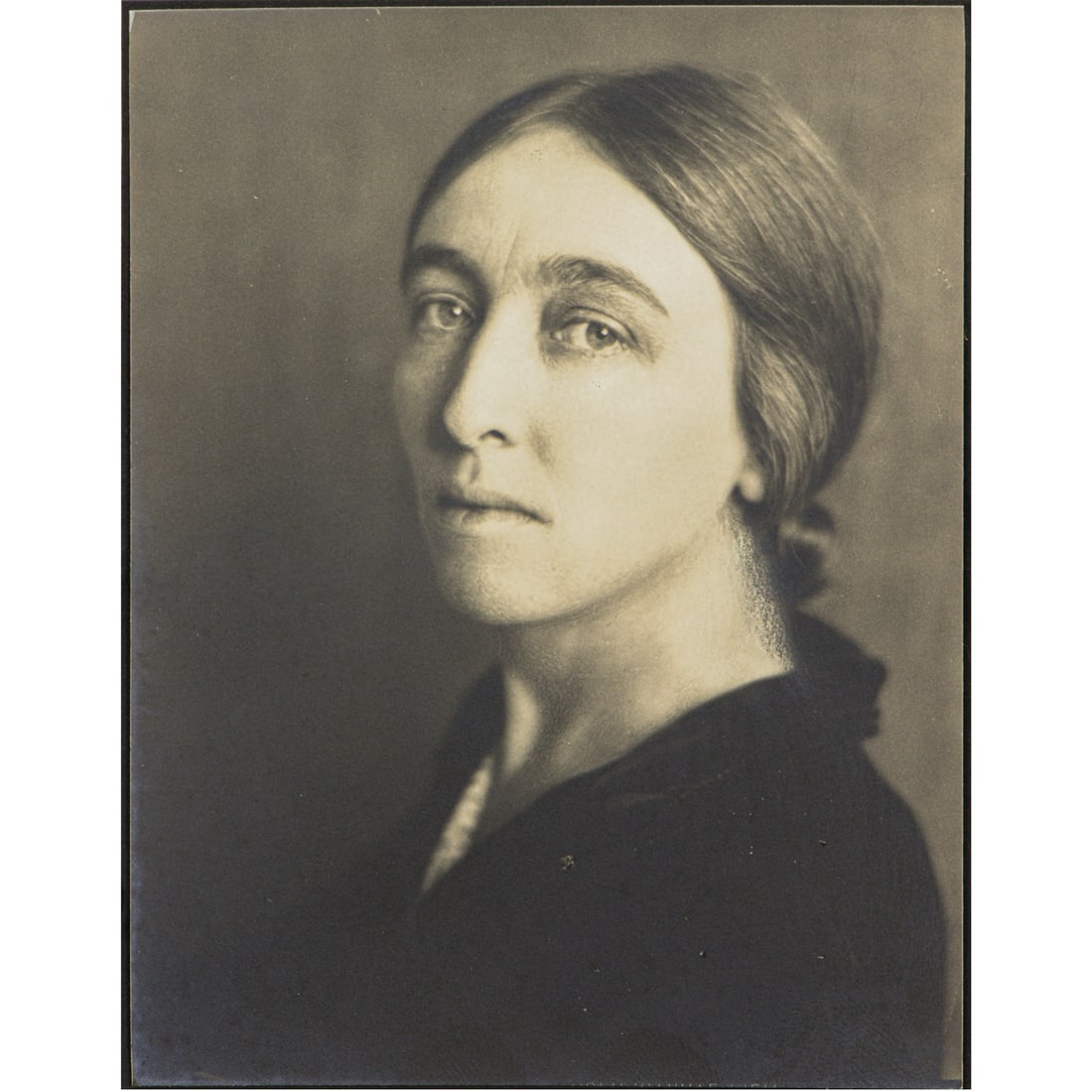 Photograph, Johan Hagemeyer: Johan Hagemeyer (American/Dutch, 1884-1962), "Dora Hagemeyer," c. 1935, gelatin silver print, pencil signed and inscribed "Carmel" lower center mat, titled lower left mat, "Johan Hagemeyer Camera