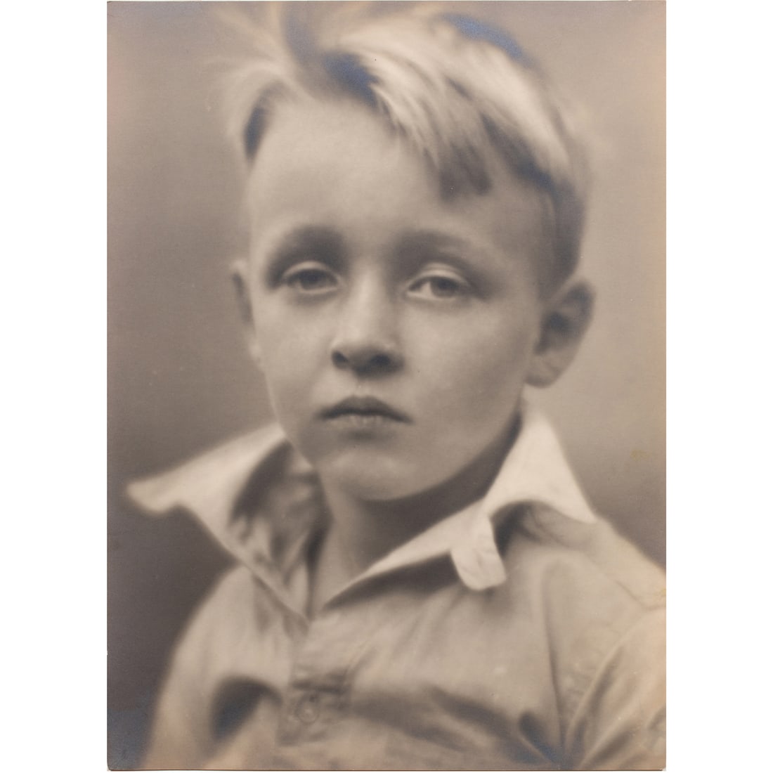 Photograph, Johan Hagemeyer: Johan Hagemeyer (American/Dutch, 1884-1962), David, c. 1923, gelatin silver print, "Johan Hagemeyer Camera Portraits" stamp verso, sheet: 8.25"h x 6"w, overall (with mat): 17.5"h x 14"w