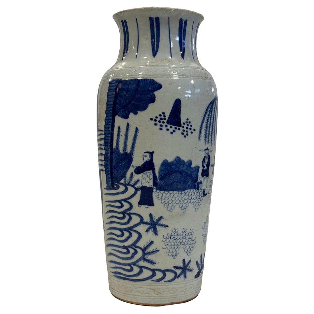 A Chinese blue and white vase (1 of 3)