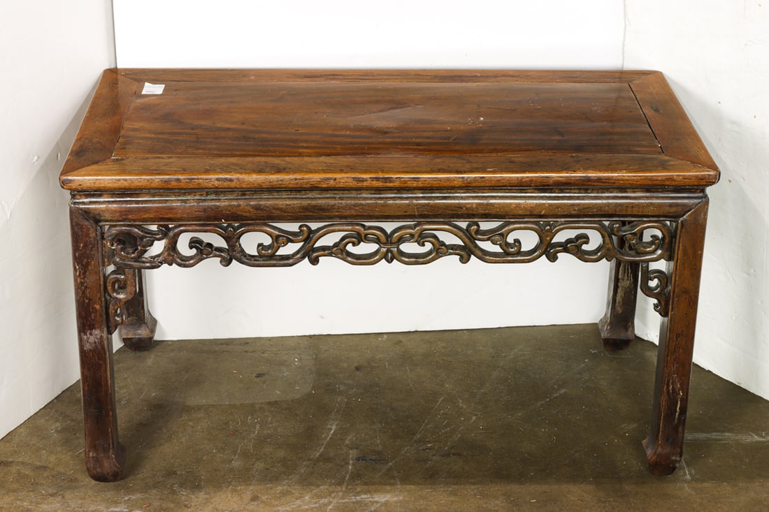 A Chinese rosewood side table (1 of 1)