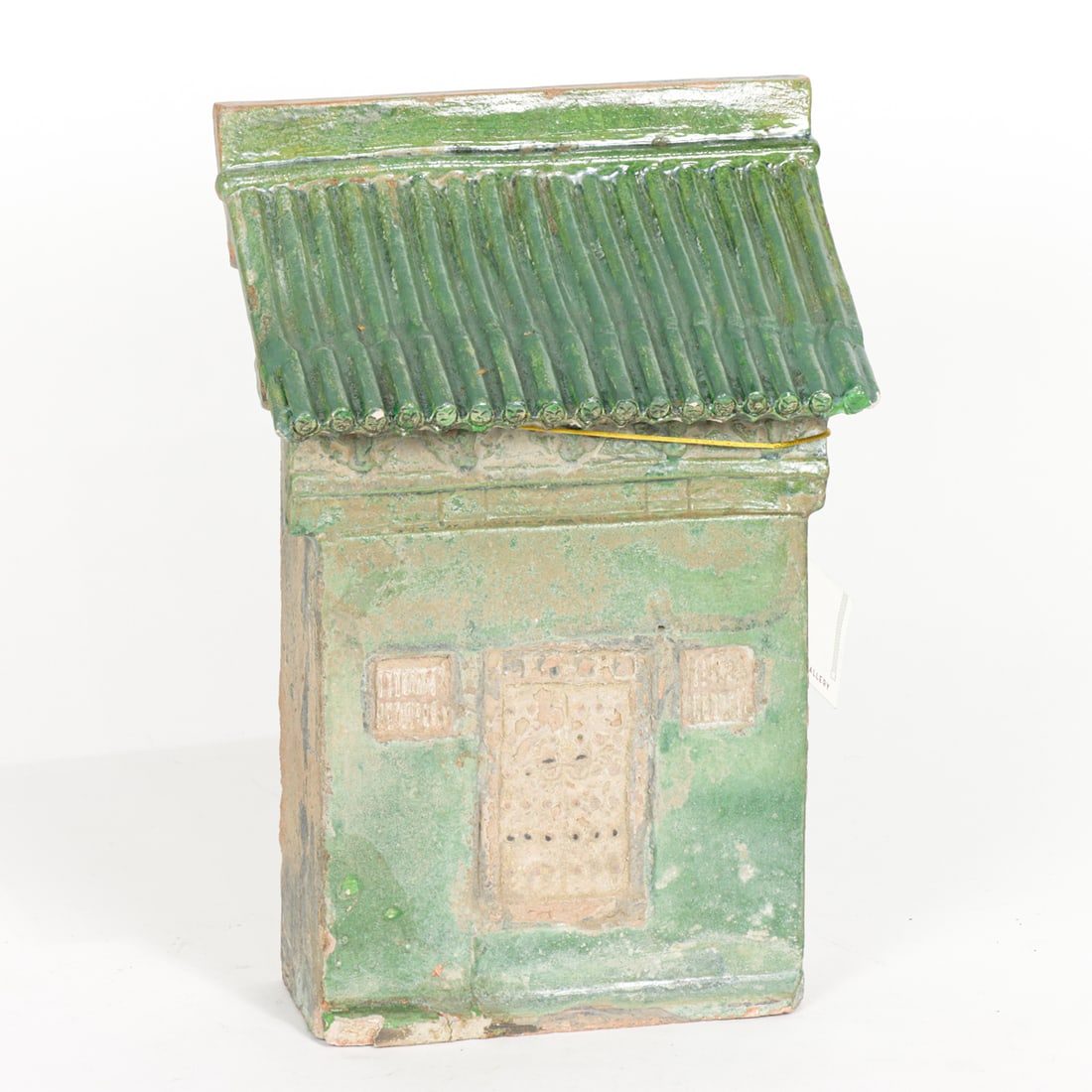 A Chinese sancai glazed model of a house (1 of 1)