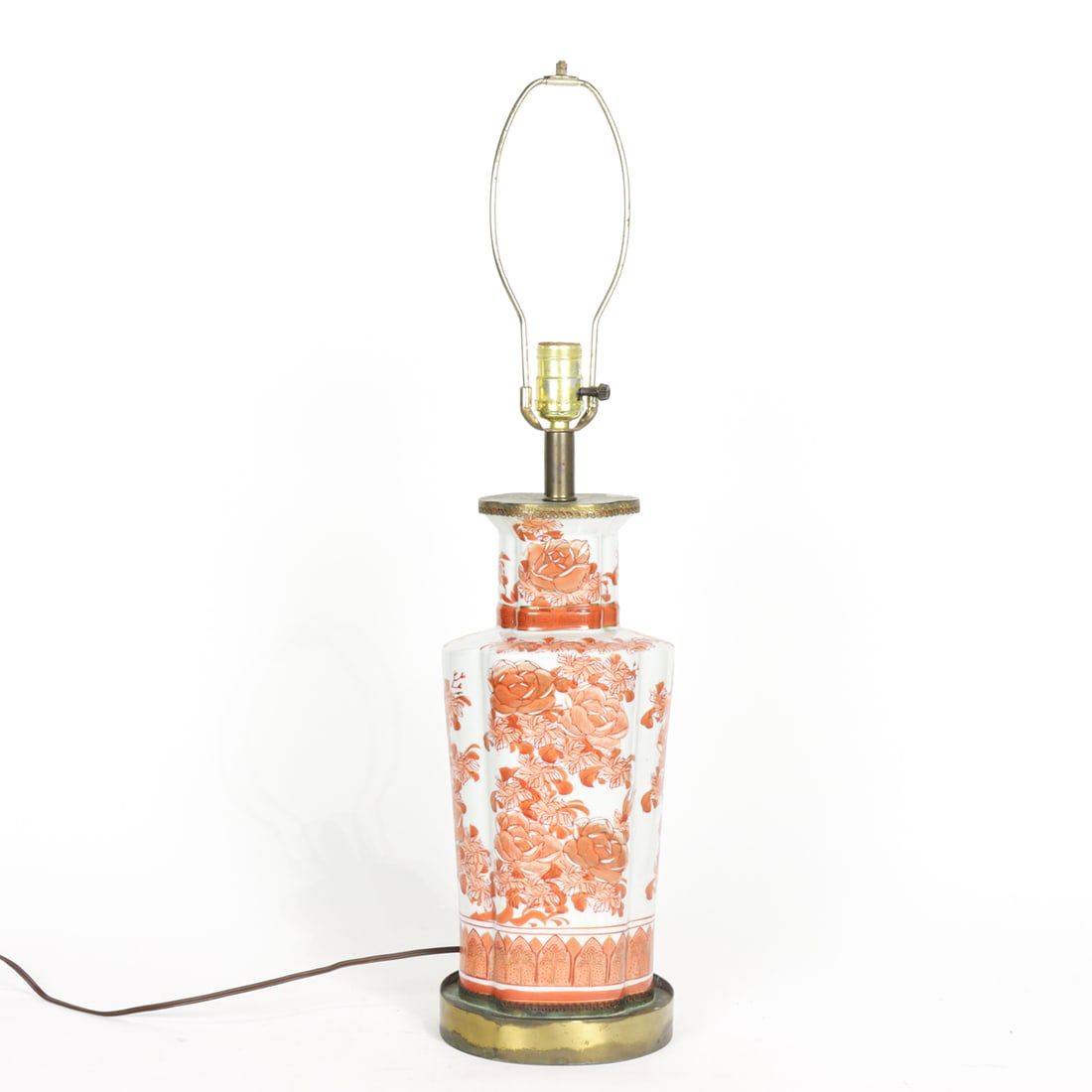 A Chinese iron-red painted vase (1 of 1)