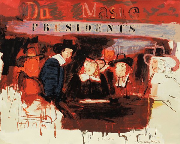 Print, Larry Rivers, Dutch Masters: Larry Rivers (American, 1923-2002), "Dutch Masters," 1991, color screen print, published by American Images, New York, signed, dated, and numbered in brown crayon lower right, annotation verso, sheet: