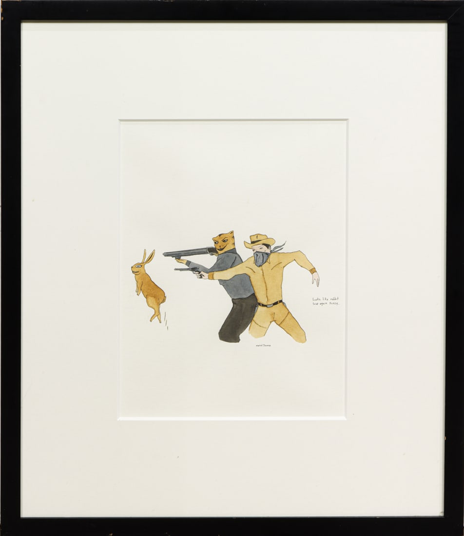 Work on paper, Marcel Dzama - 2
