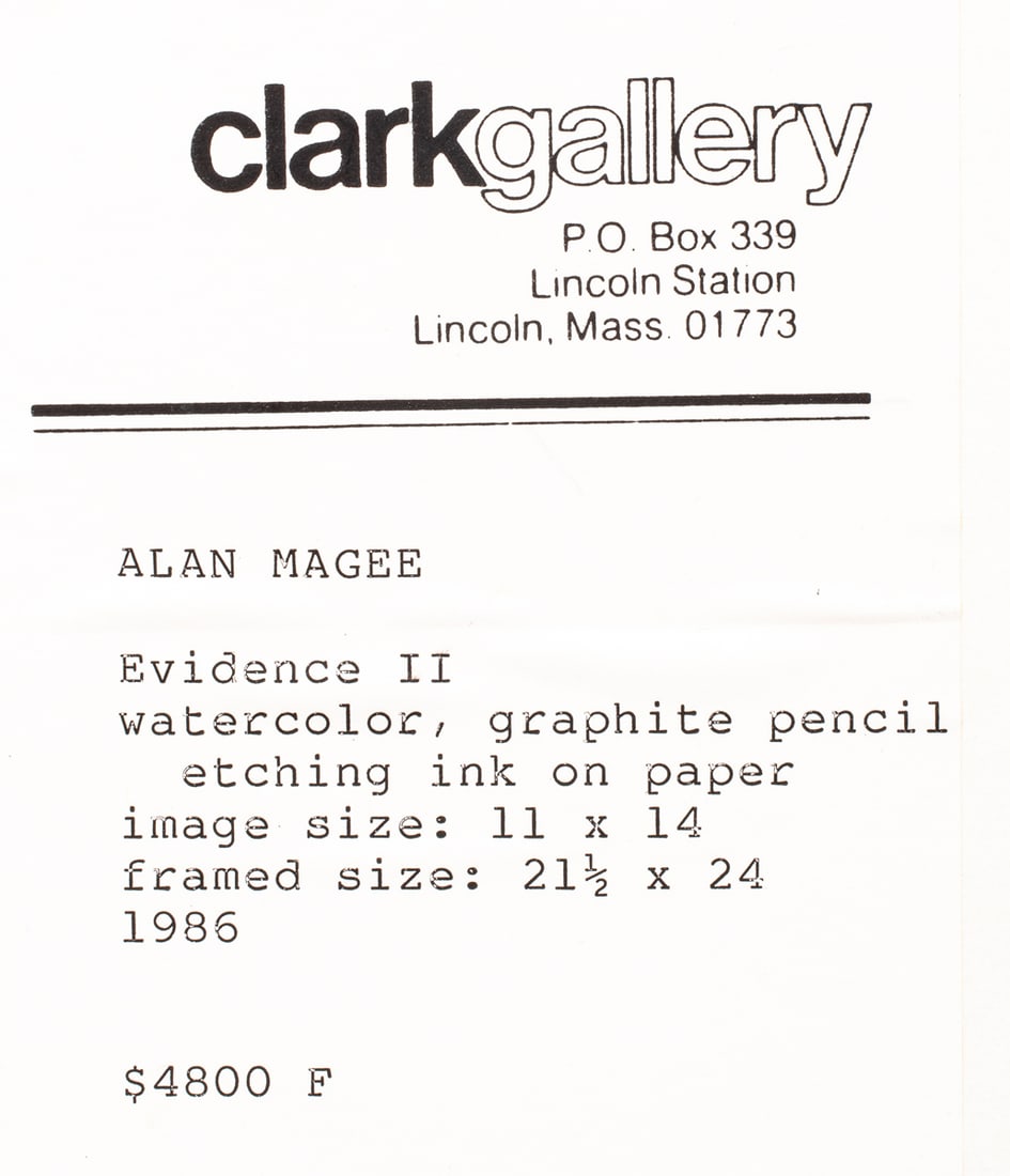 Work on paper, Alan Magee - 4