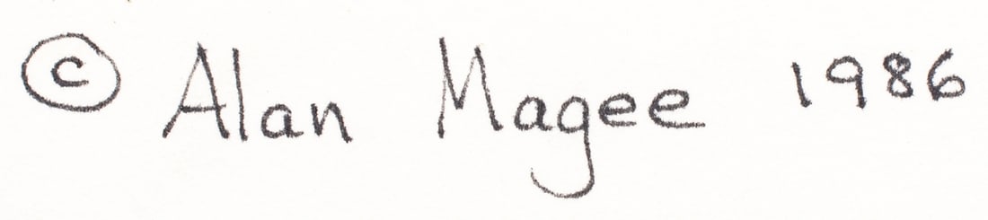 Work on paper, Alan Magee - 5