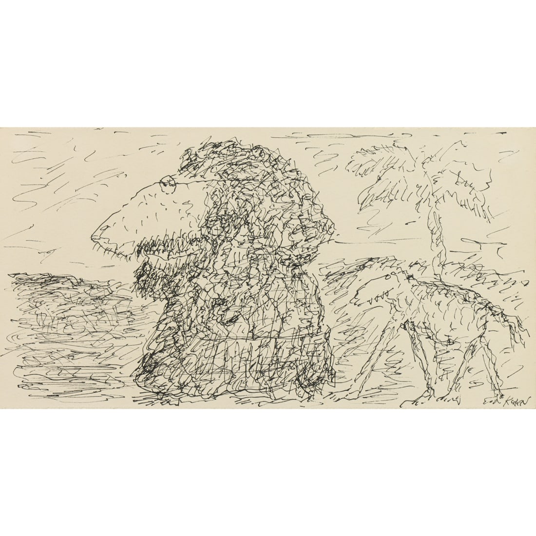 Work on paper, Edward Koren (1 of 6)