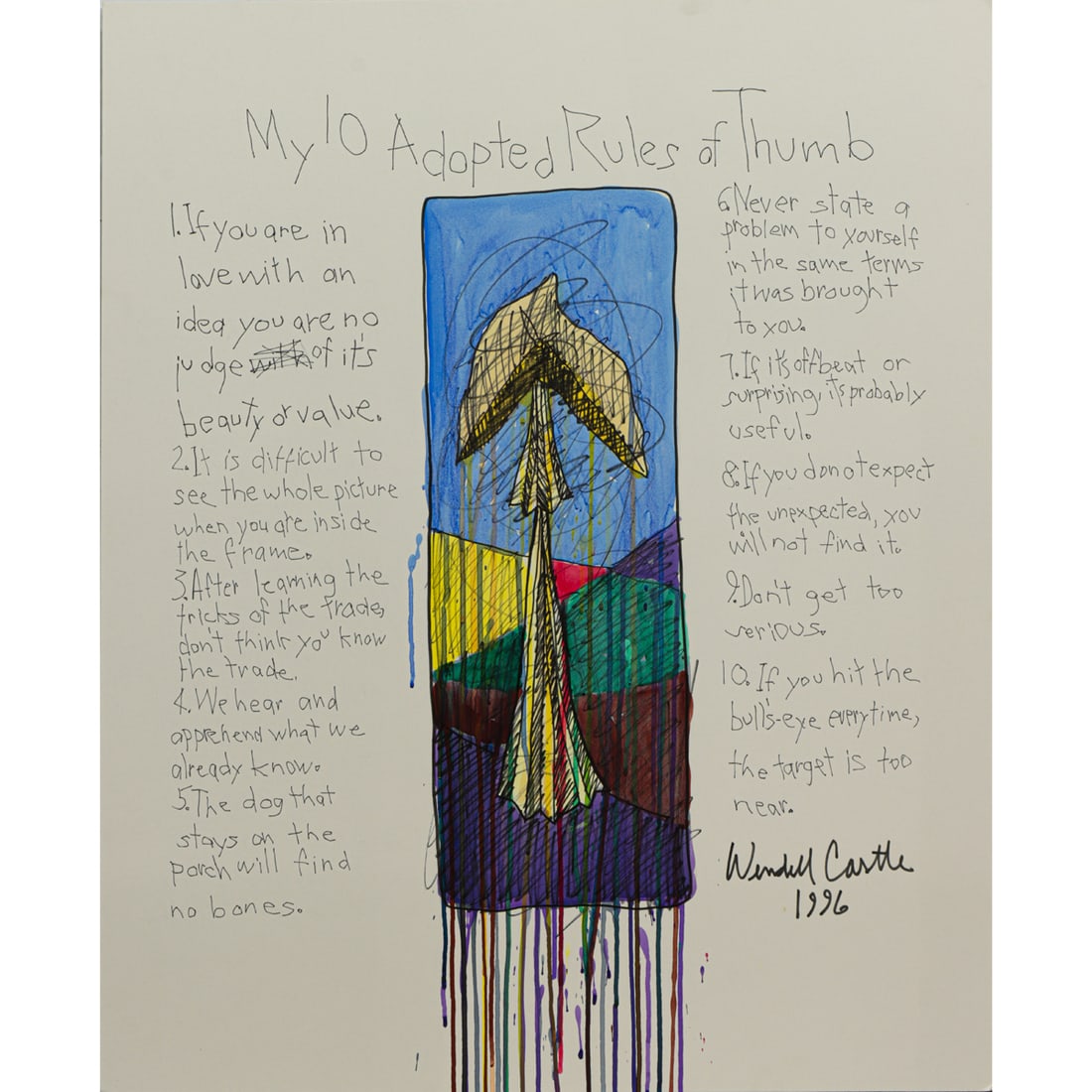 Work on paper, Wendell Castle (1 of 3)