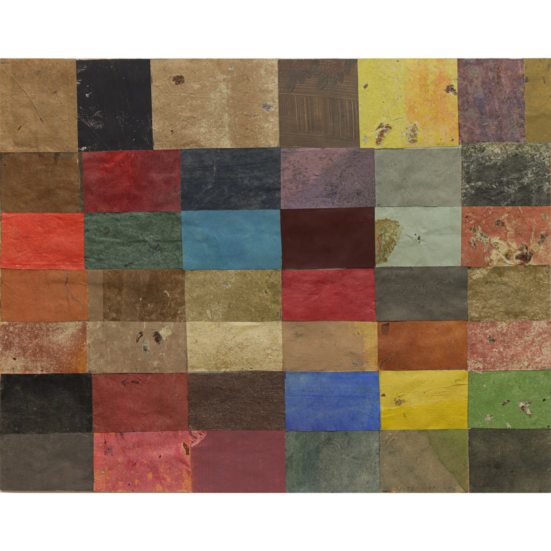 Collage, Phil Sultz: Phil Sultz (American, b. 1930), Untitled, mixed media collage on board, board (unframed): 9.63"h x 12.13"w. Provenance: Acquired by descent from the Estate of Allan Stone