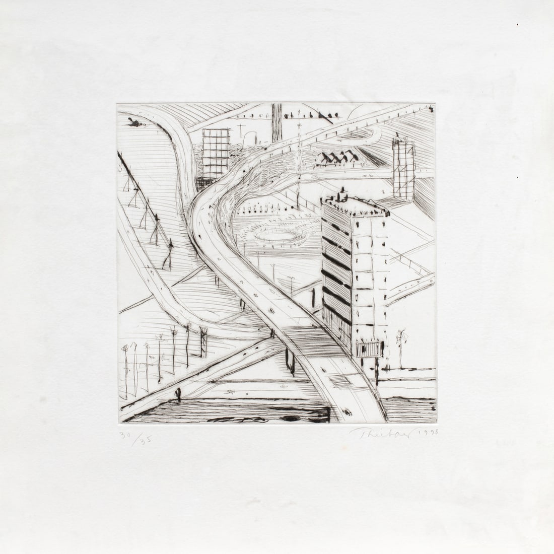 Print, Wayne Thiebaud (1 of 6)