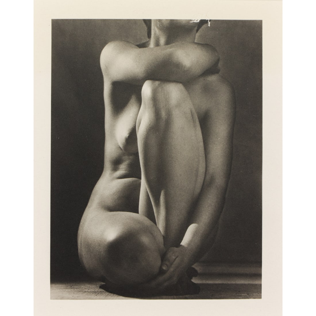 Photograph, Ruth Bernard: Ruth Bernard (American, 1905-2006), "Classic Torso (1952)," platinum palladium print, later printing (1993), signed in pencil lower right, image: 6.25"h x 4.75"w. Provenance: Private collection