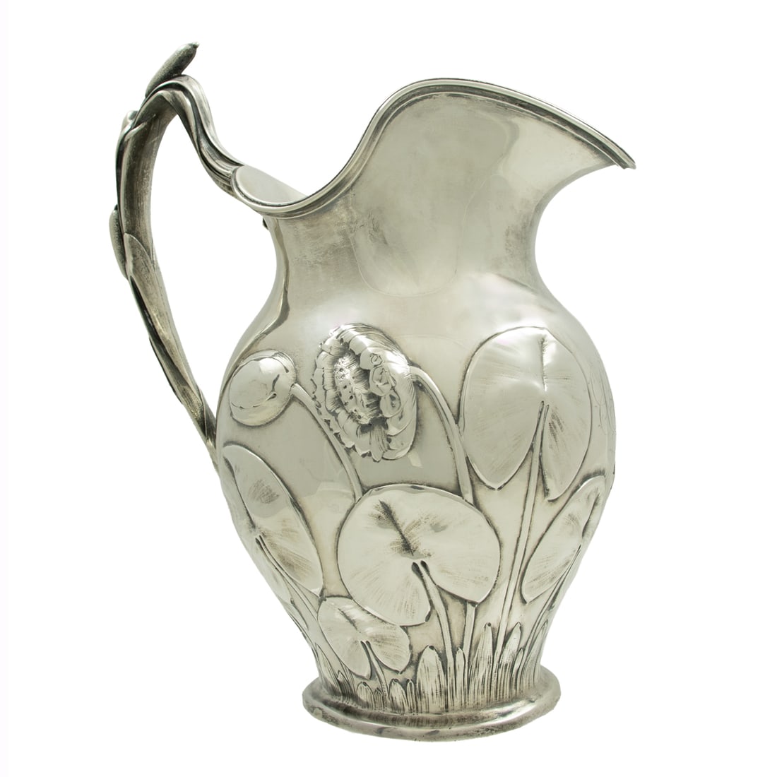 A Tiffany, Young & Ellis coin silver waterlily pitcher, 1841-1853 (1 of 1)
