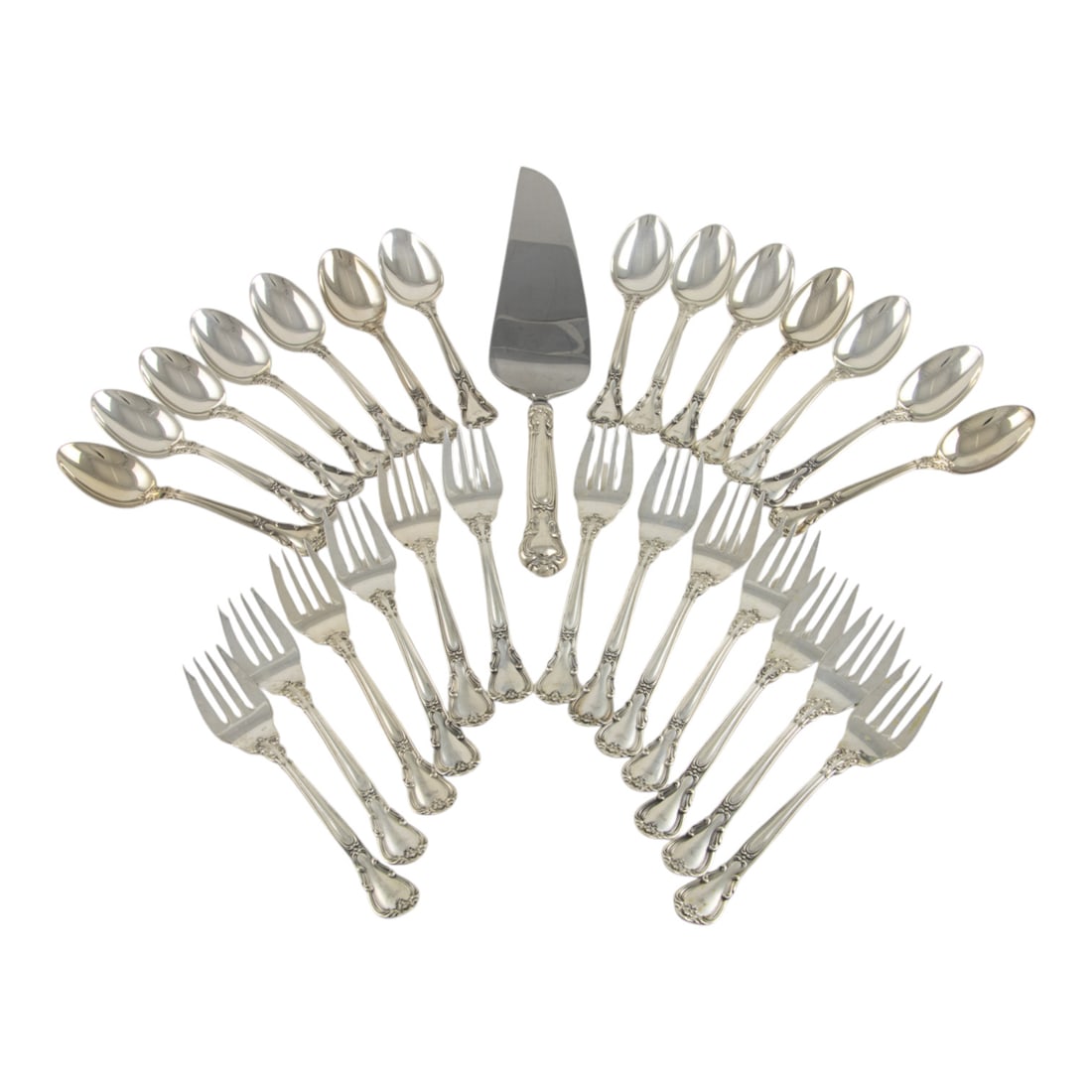 A Partial Gorham Chantilly Pattern Sterling Flatware Service (1 of 5)