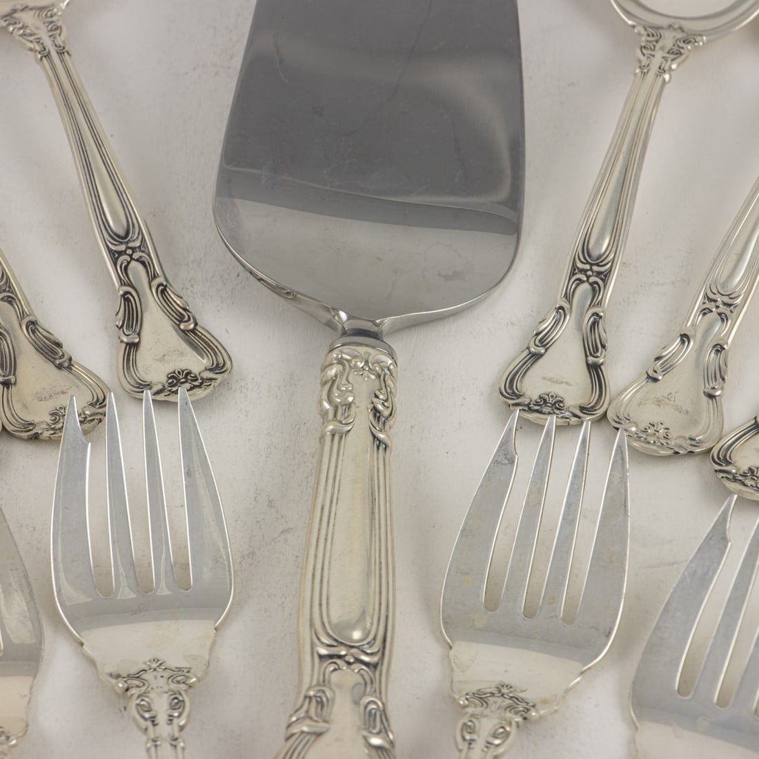 A Partial Gorham Chantilly Pattern Sterling Flatware Service - 3