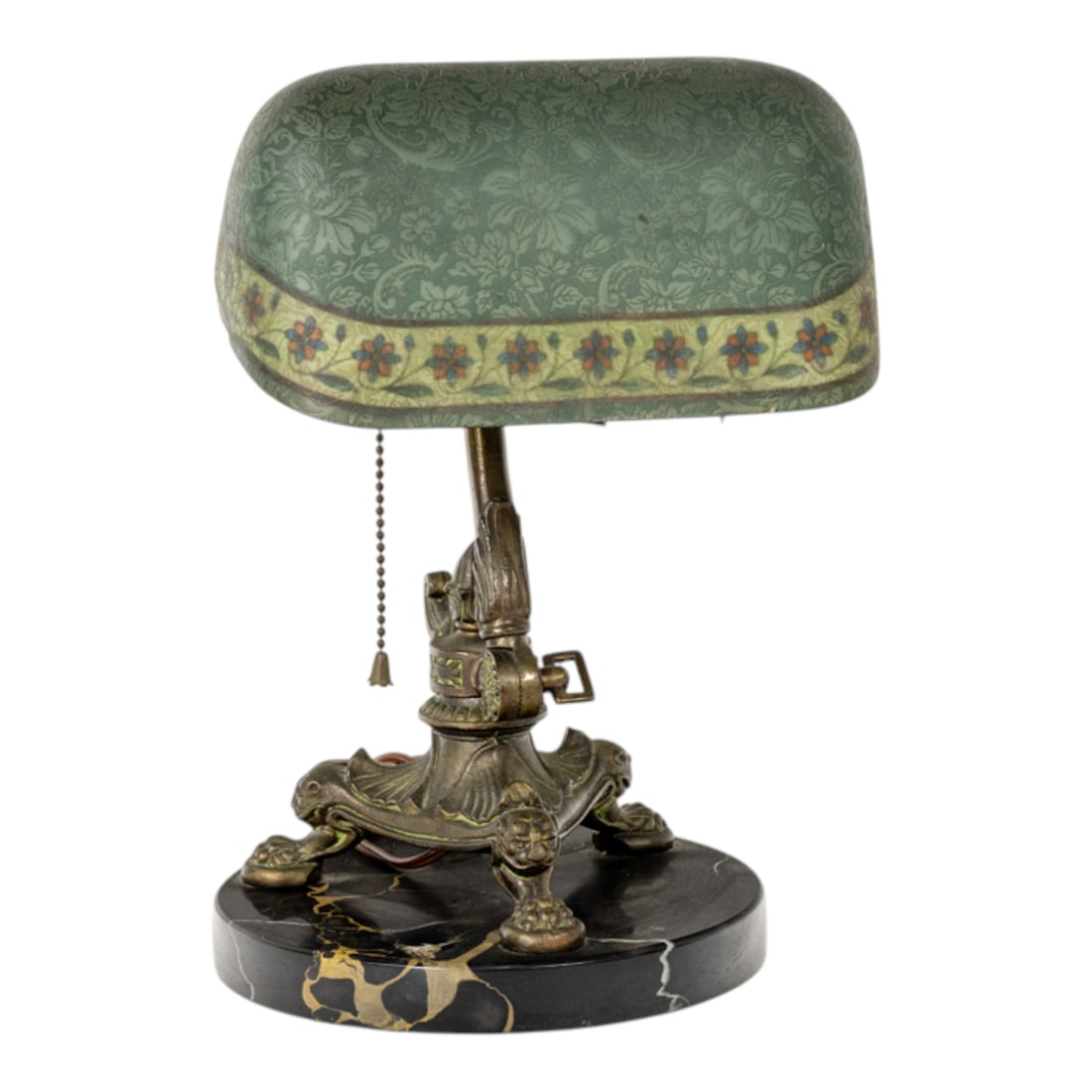 An Emeralite patinated bronze adjustable desk lamp (1 of 5)