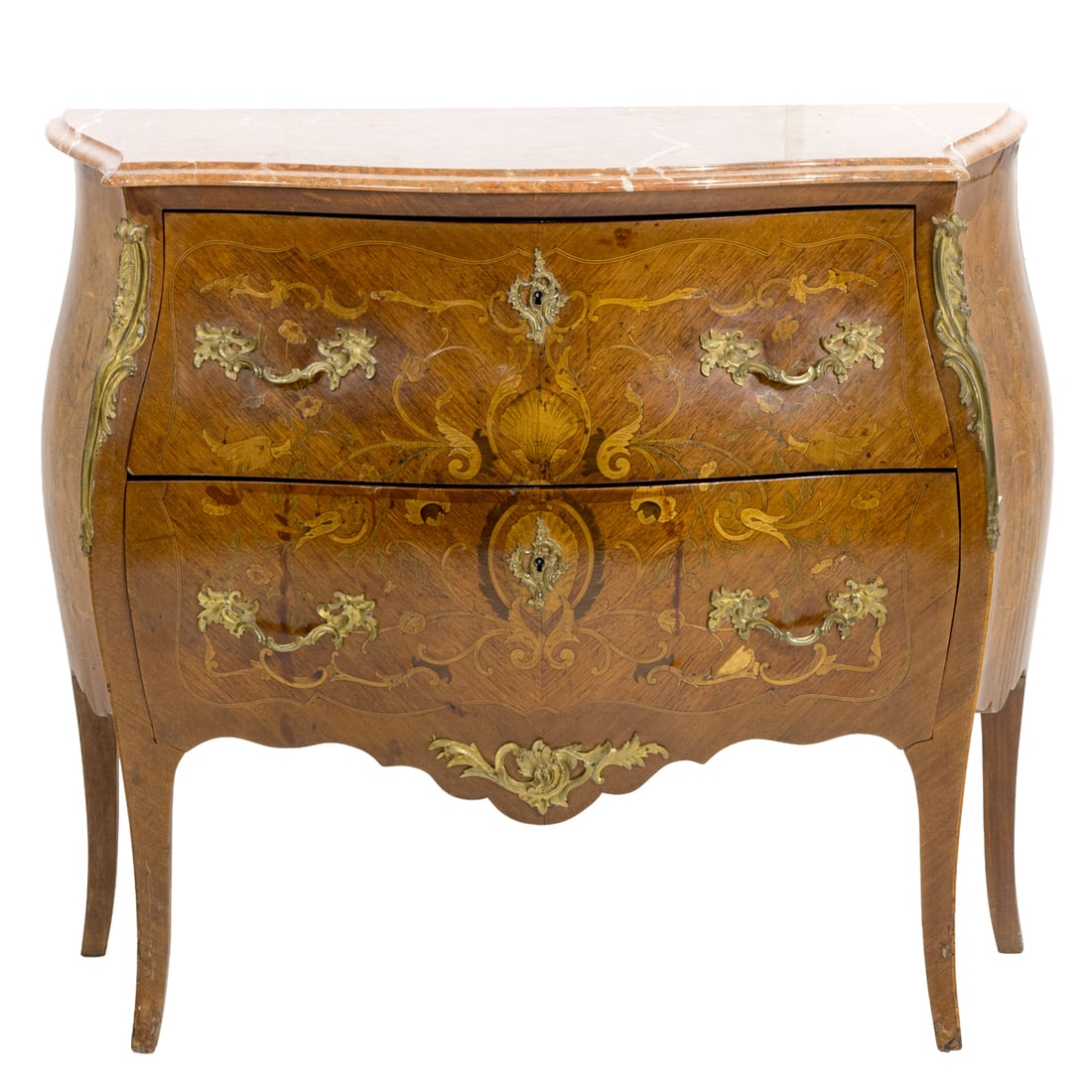 A Regence style marble top commode (1 of 7)