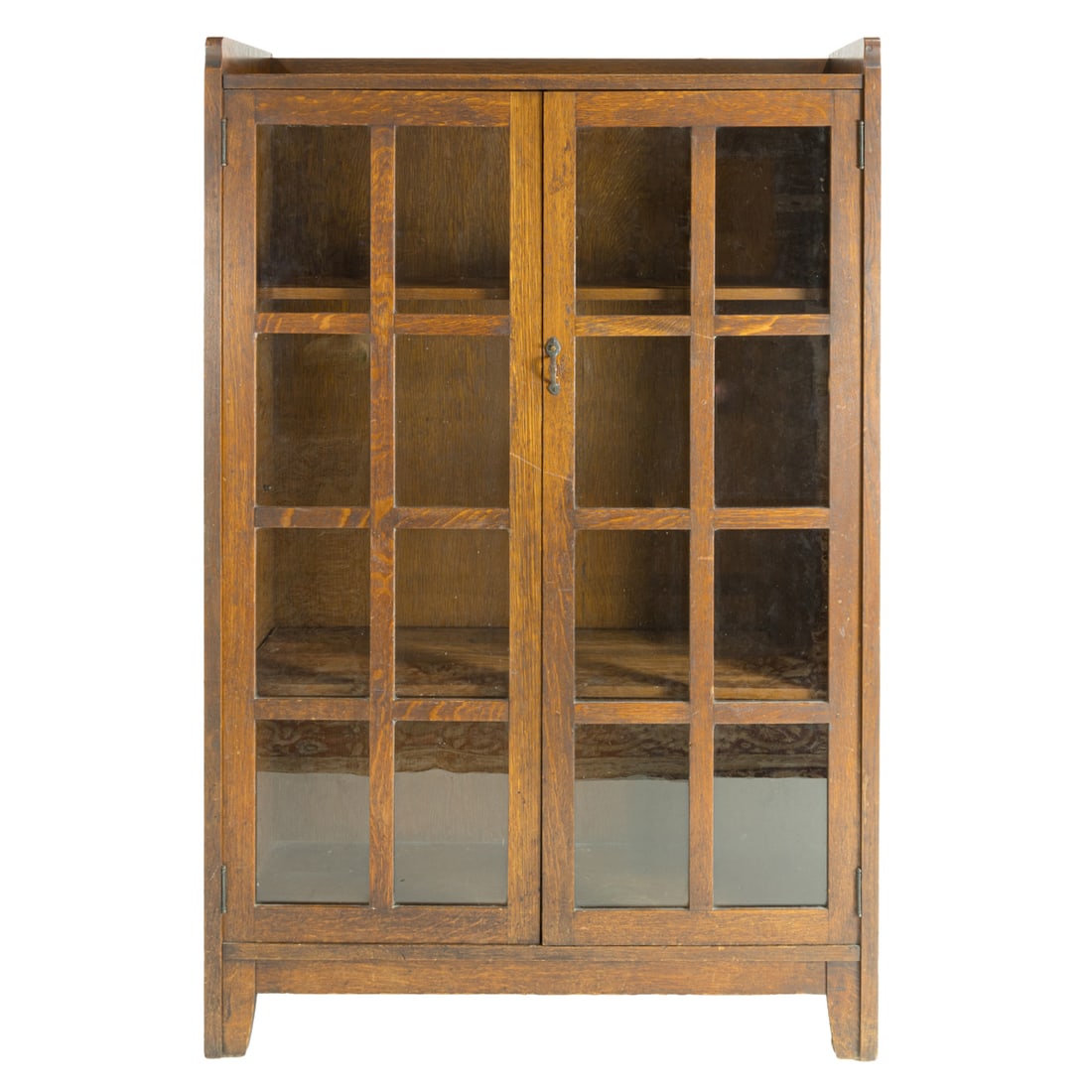 A Stickley Brothers Arts and Crafts two door bookcase (1 of 5)