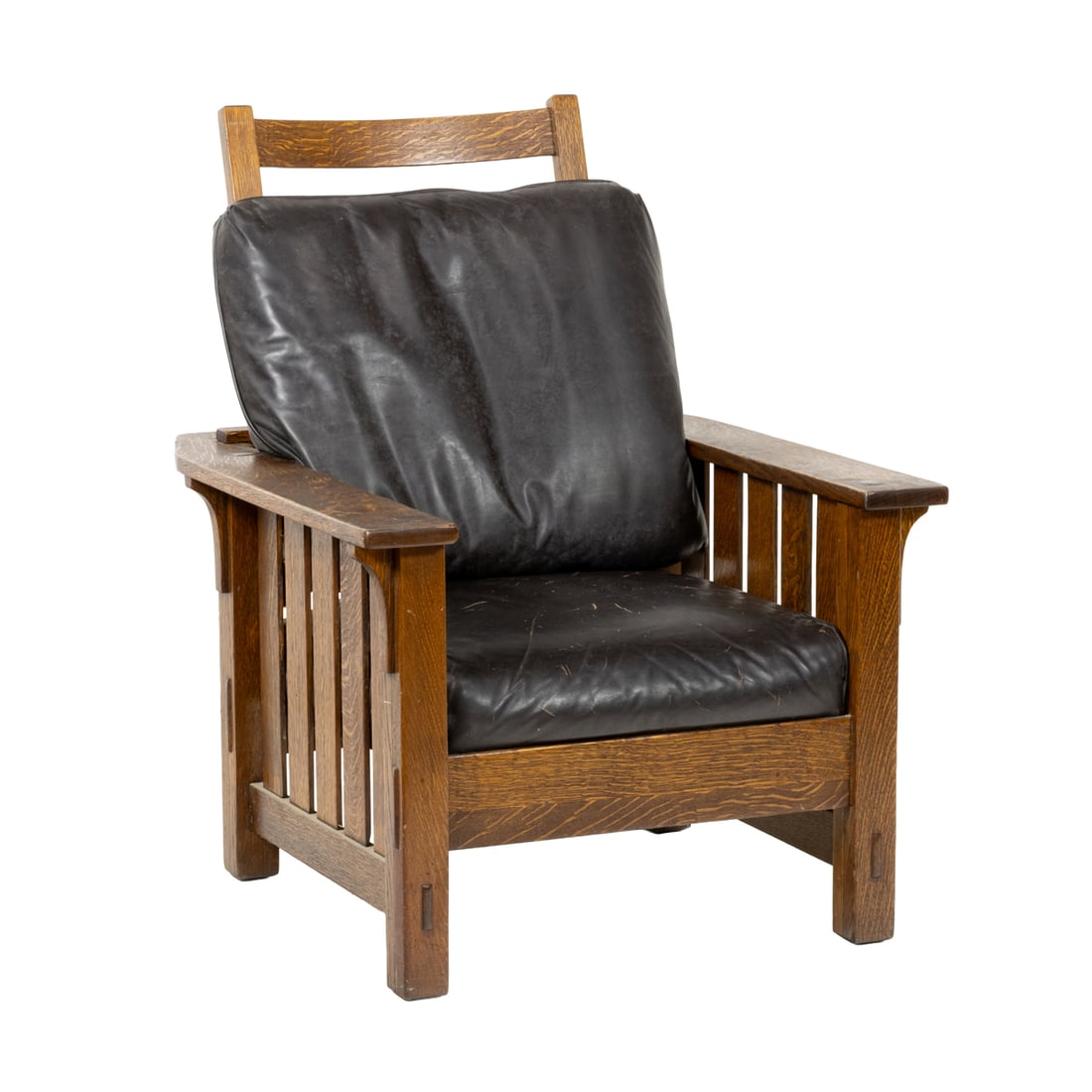 An Arts and Crafts morris chair attributed to Lifetime Furniture Grand Rapids circa 1915 (1 of 5)