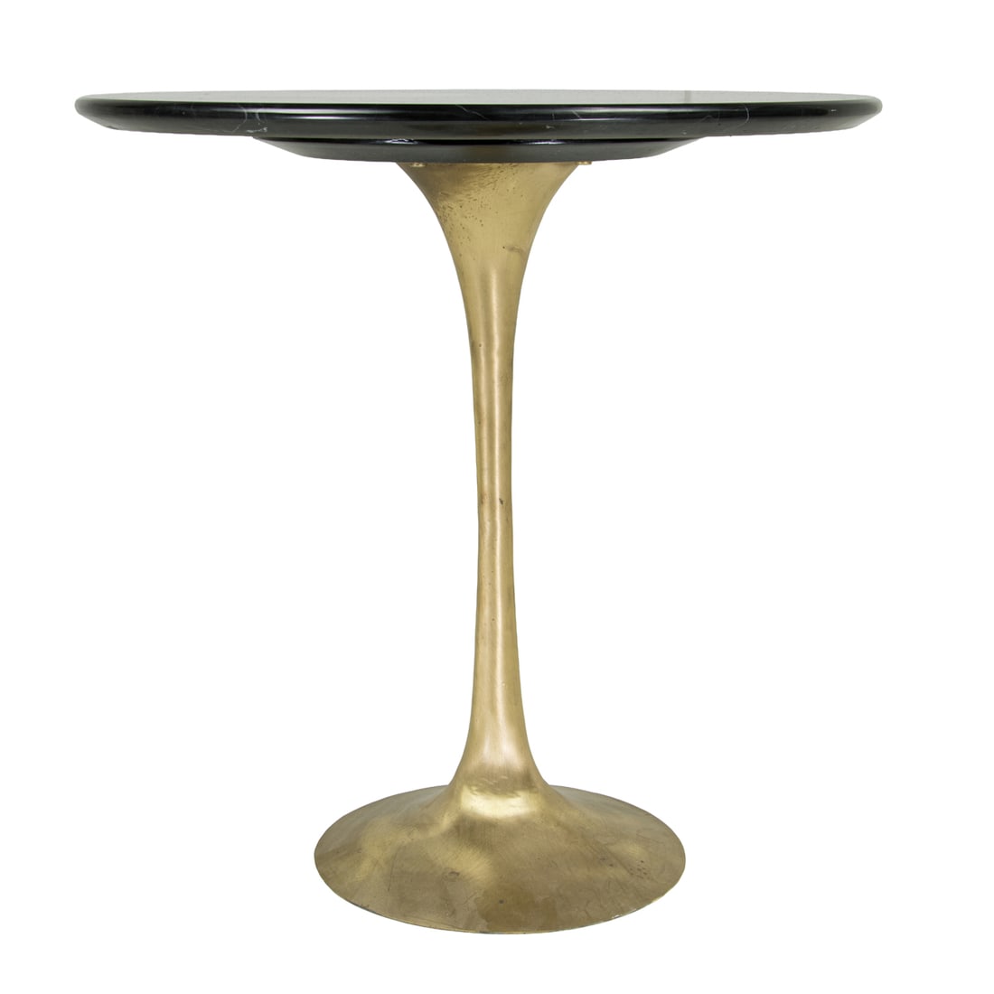 A contemporary marble top tulip table (1 of 3)