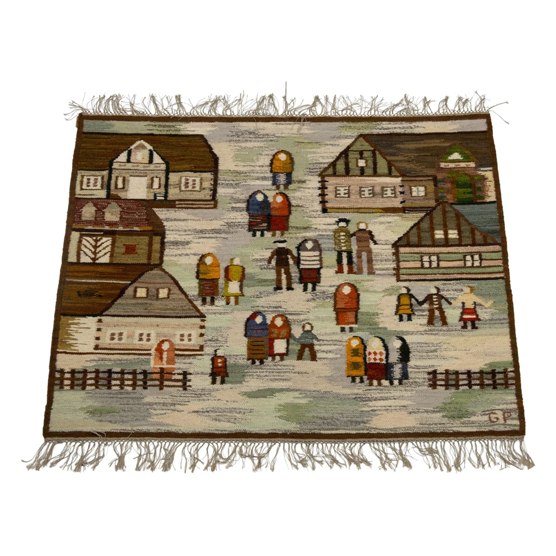A Piotr Grabowski wool tapestry wall hanging (1 of 5)