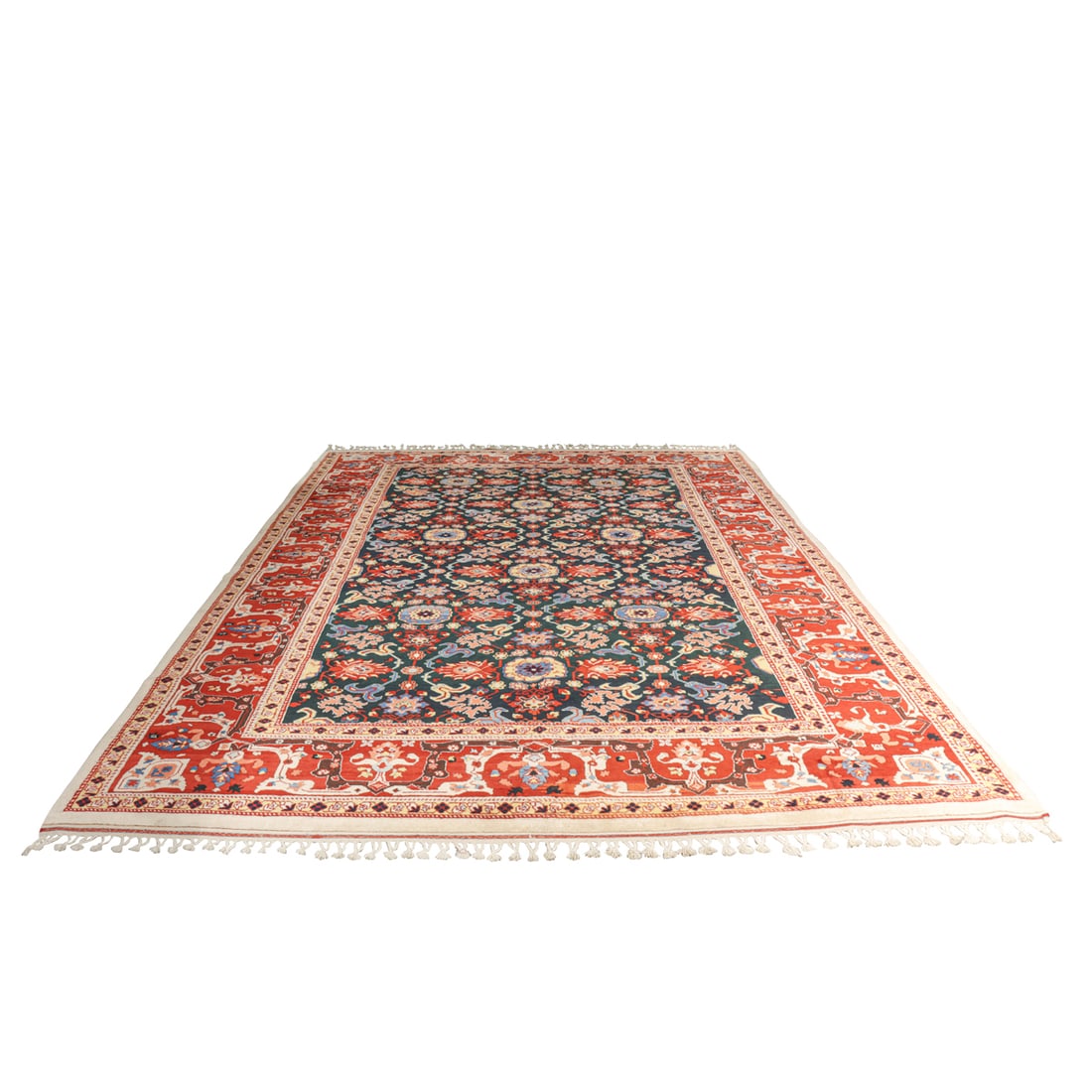 A Turkish Anatolian carpet: A Turkish Anatolian carpet, 9'11'' X 13' 8", Provenance: Medallion Rug Gallery, Palo Alto, CA