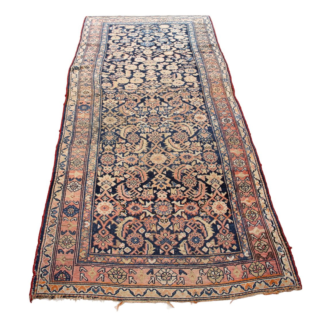 An antique Northern Persian runner: An antique Northern Persian runner, 10'1" x 4'3"