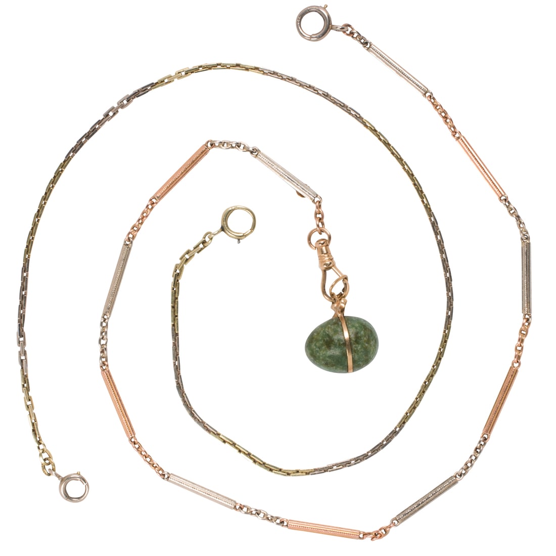 Two 14k gold watch chains (1 of 2)