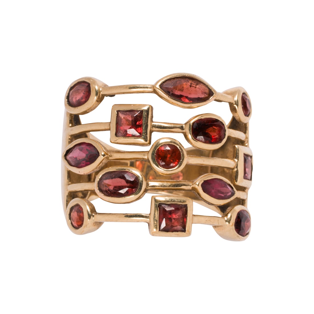 A garnet and 14k gold ring (1 of 2)