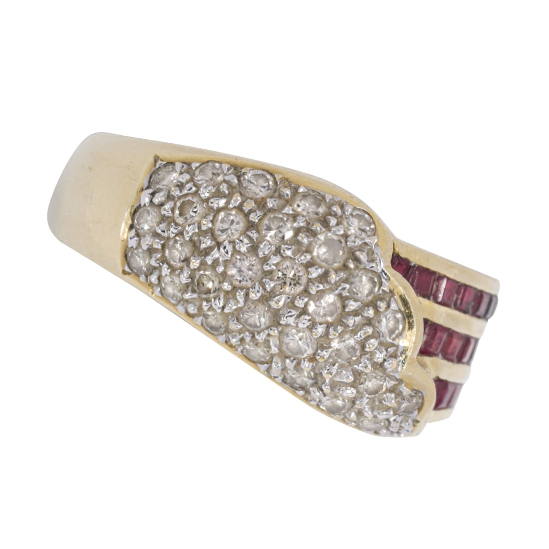 A ruby, diamond, and 14k gold ring - 2