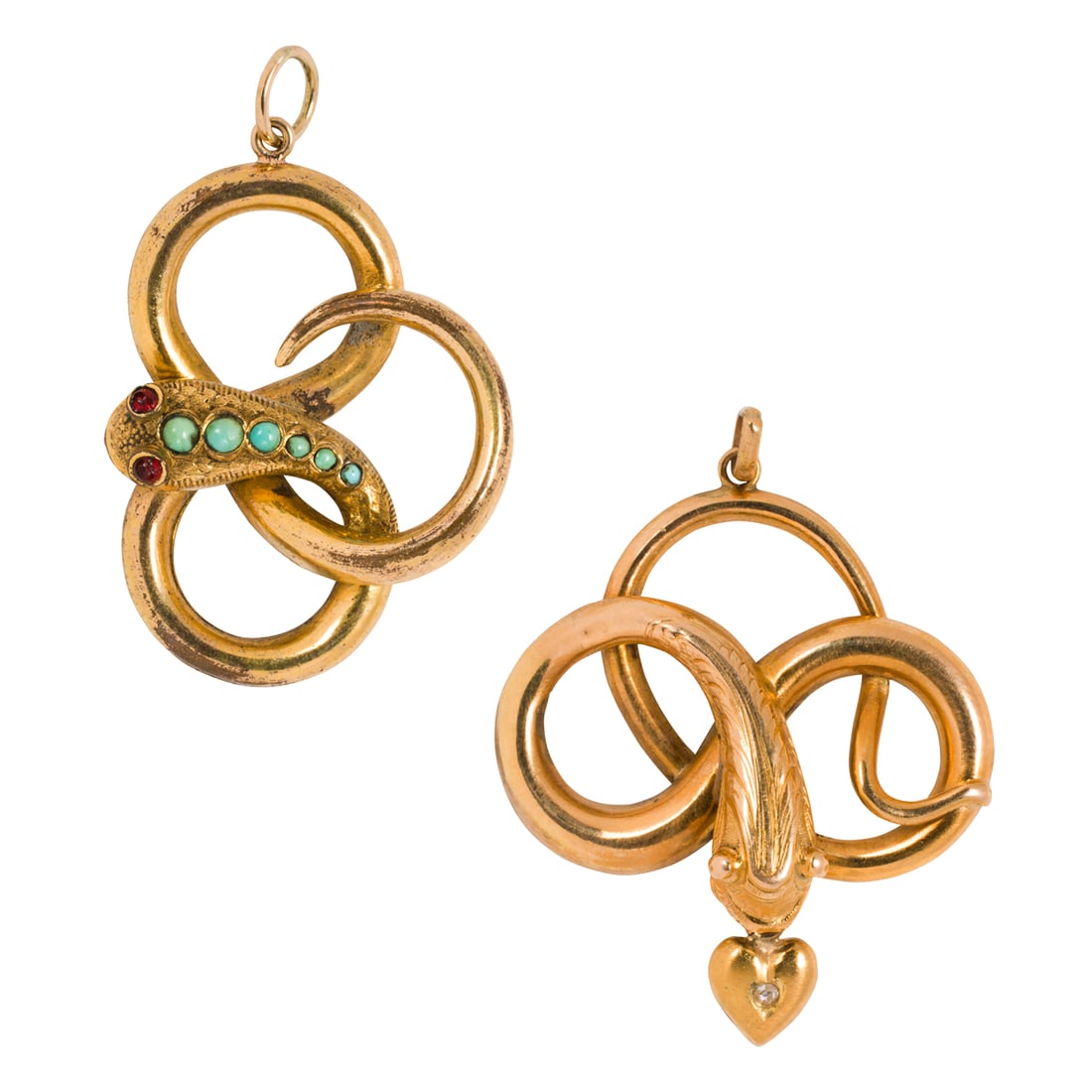 Two antique snake pendants (1 of 1)