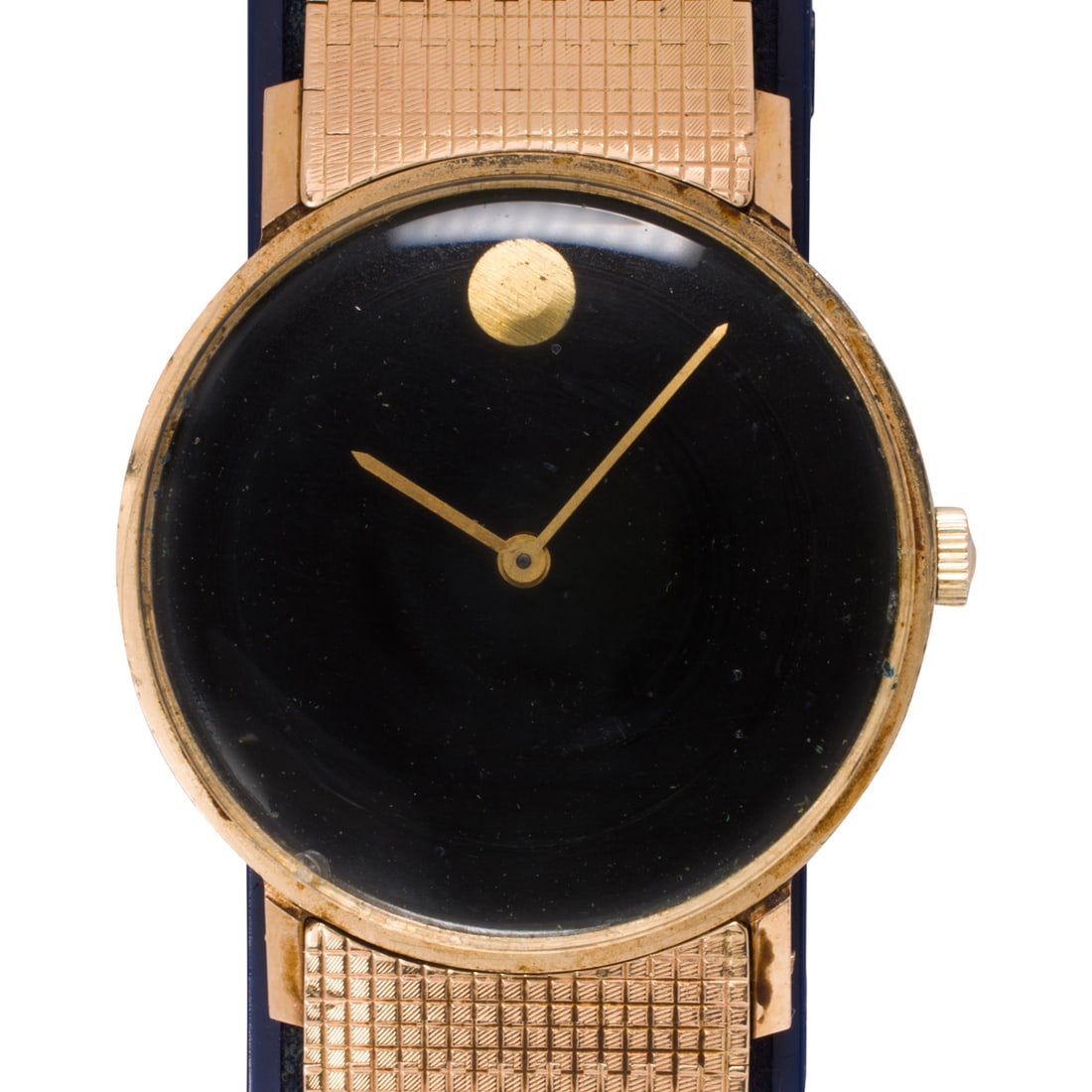 A Movado Museum 14k gold wrist watch (1 of 2)