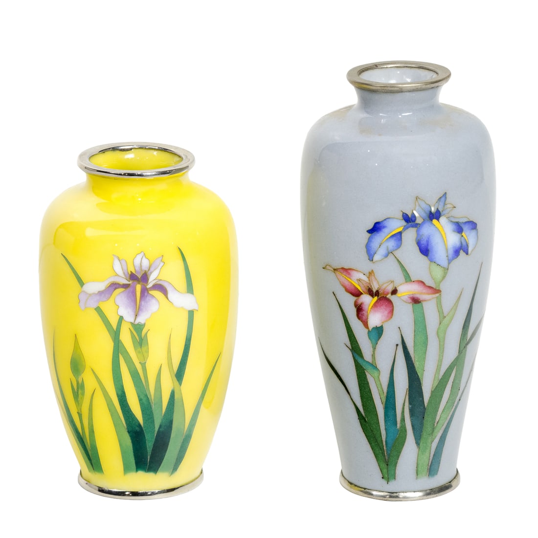(lot of 2) Japanese cloisonne vases (1 of 4)