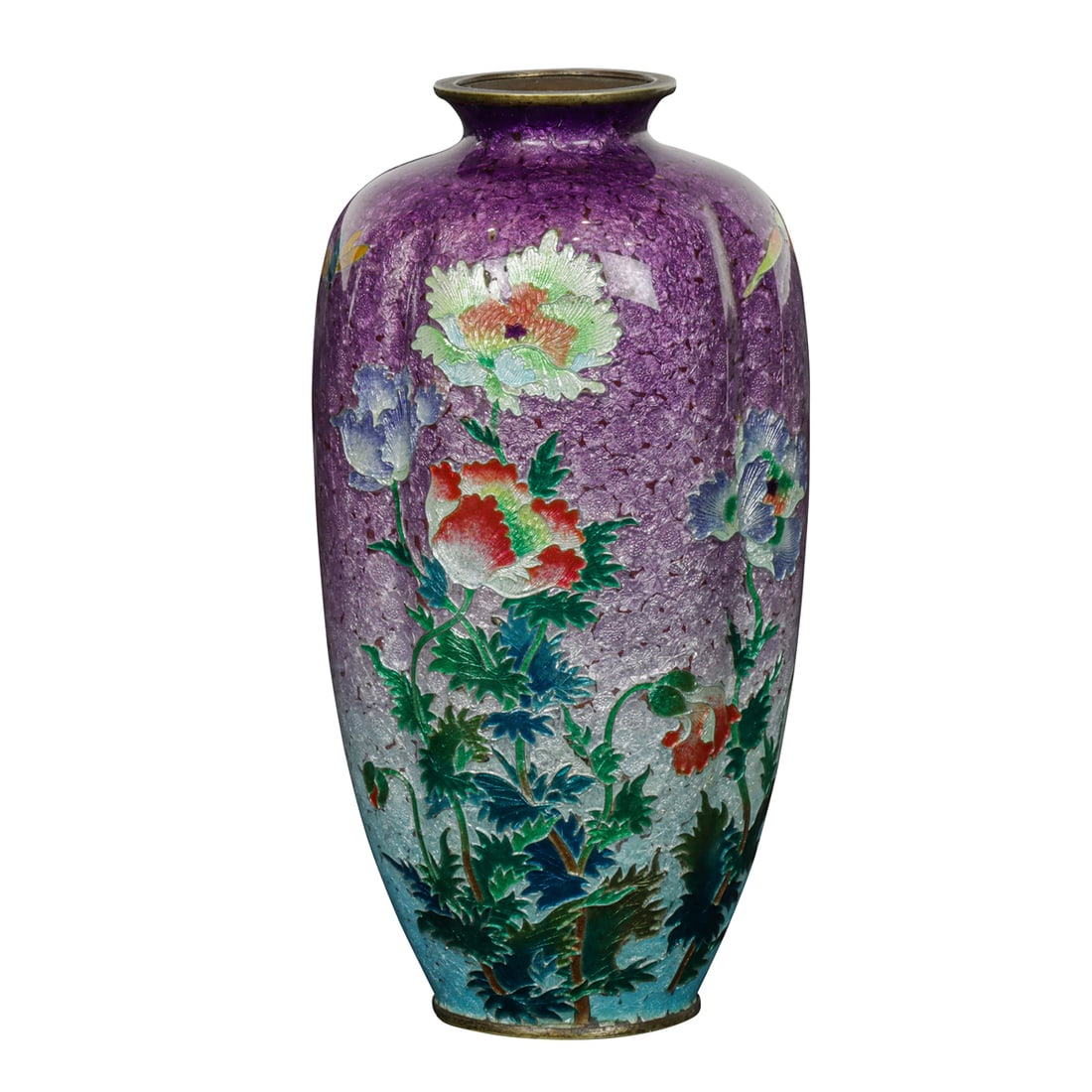 A Japanese cloisonne vase (1 of 5)