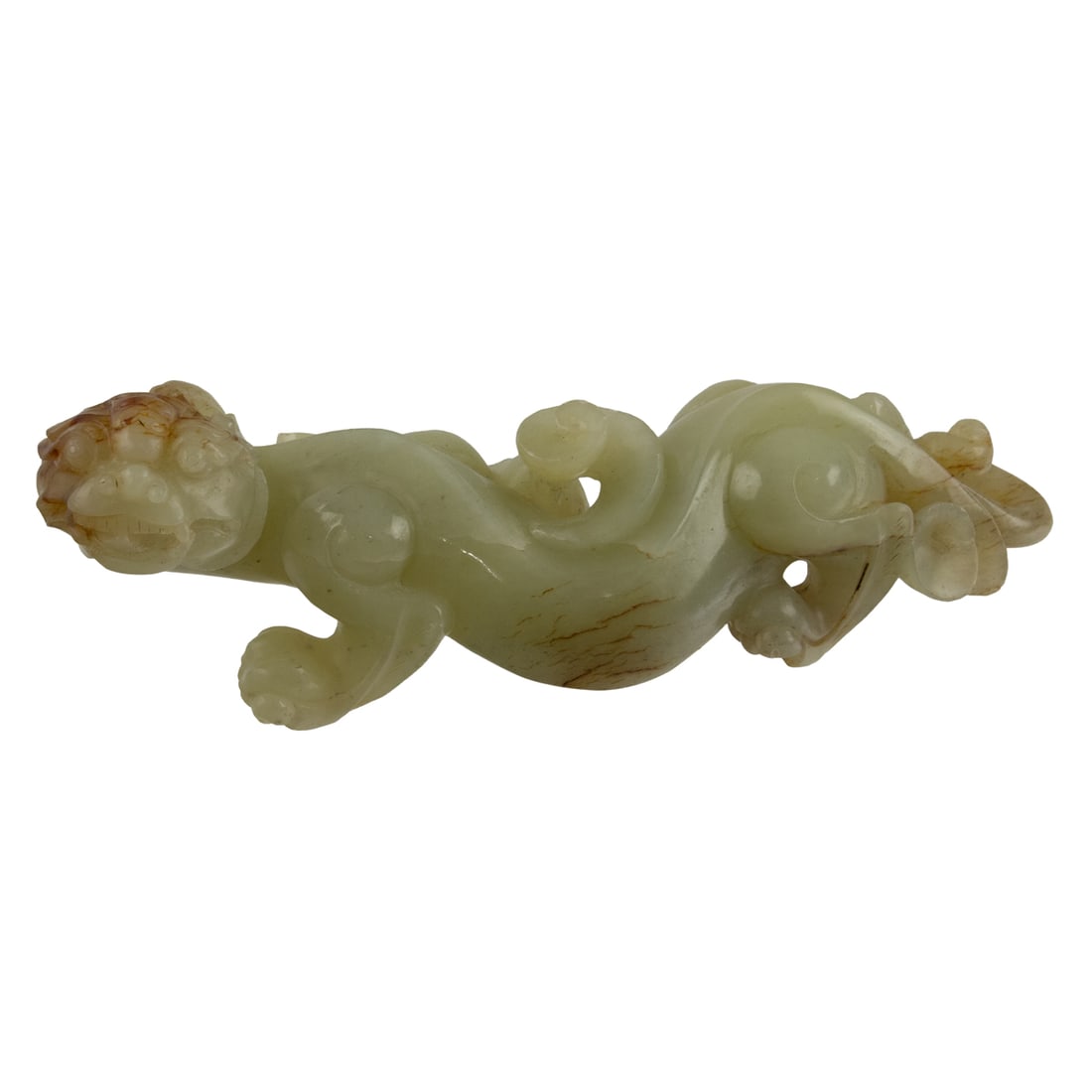 A Chinese celadon jade pixiu (1 of 3)