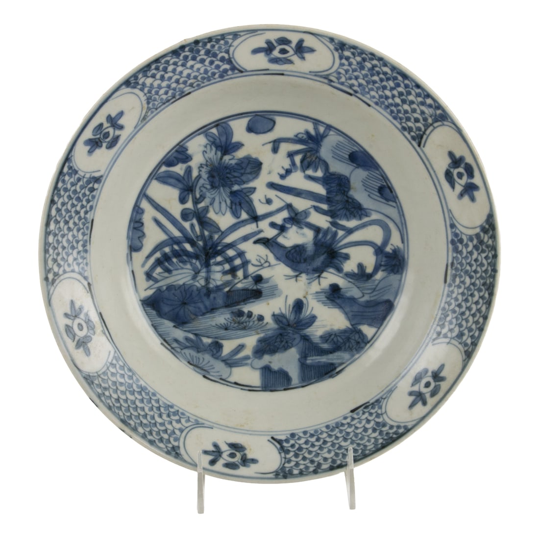 A Chinese Swatow blue and white charger (1 of 3)