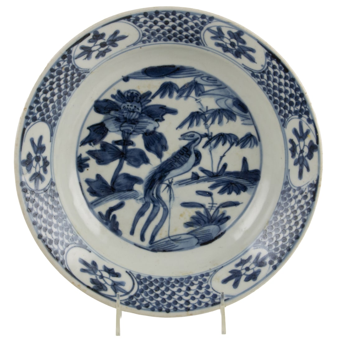 A Chinese Swatow blue and white charger (1 of 3)