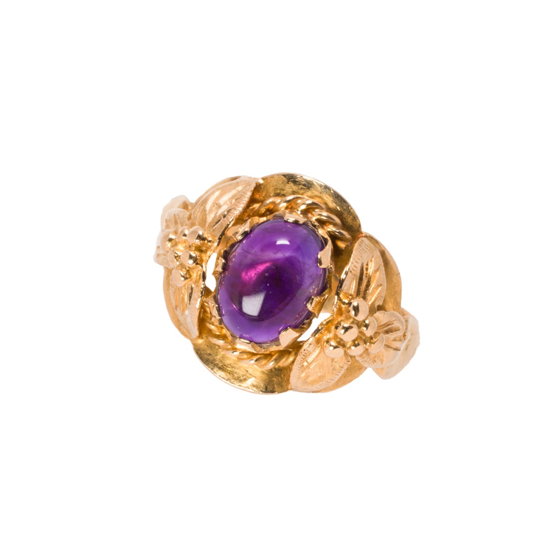 An amethyst and 18k gold ring (1 of 1)