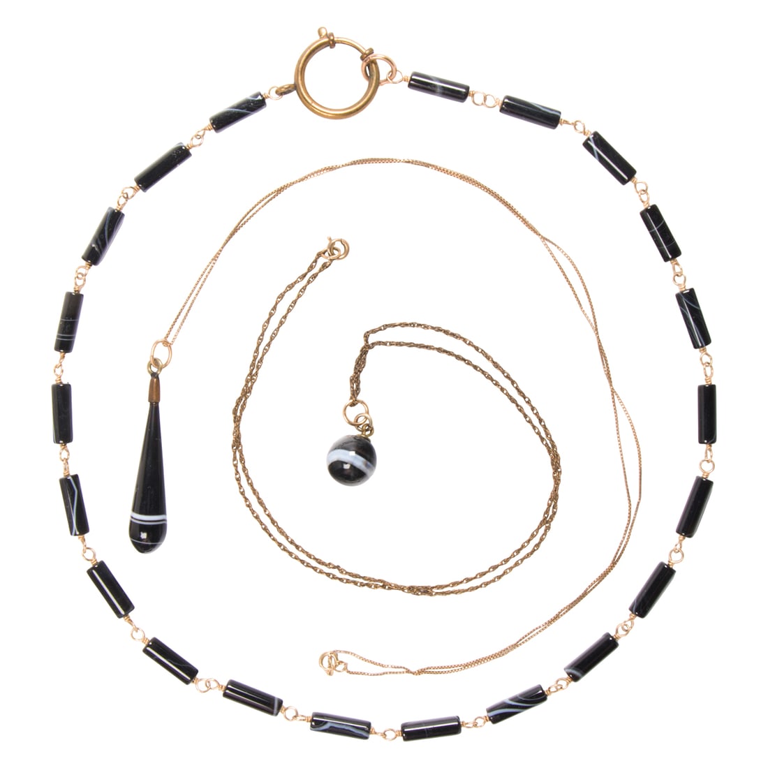 Three banded agate necklaces (1 of 2)