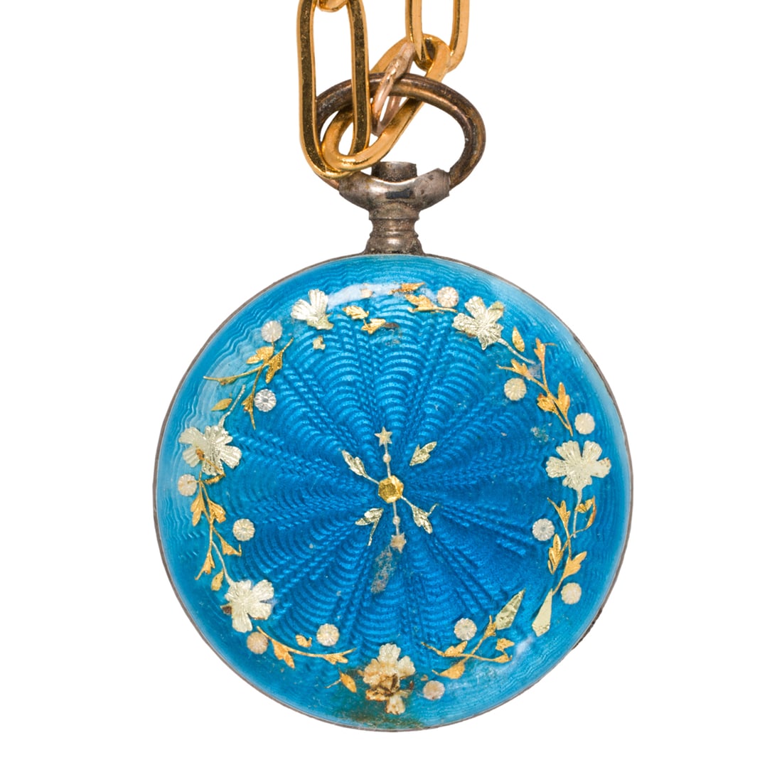 Two enamel and base metal pocket watches (1 of 3)