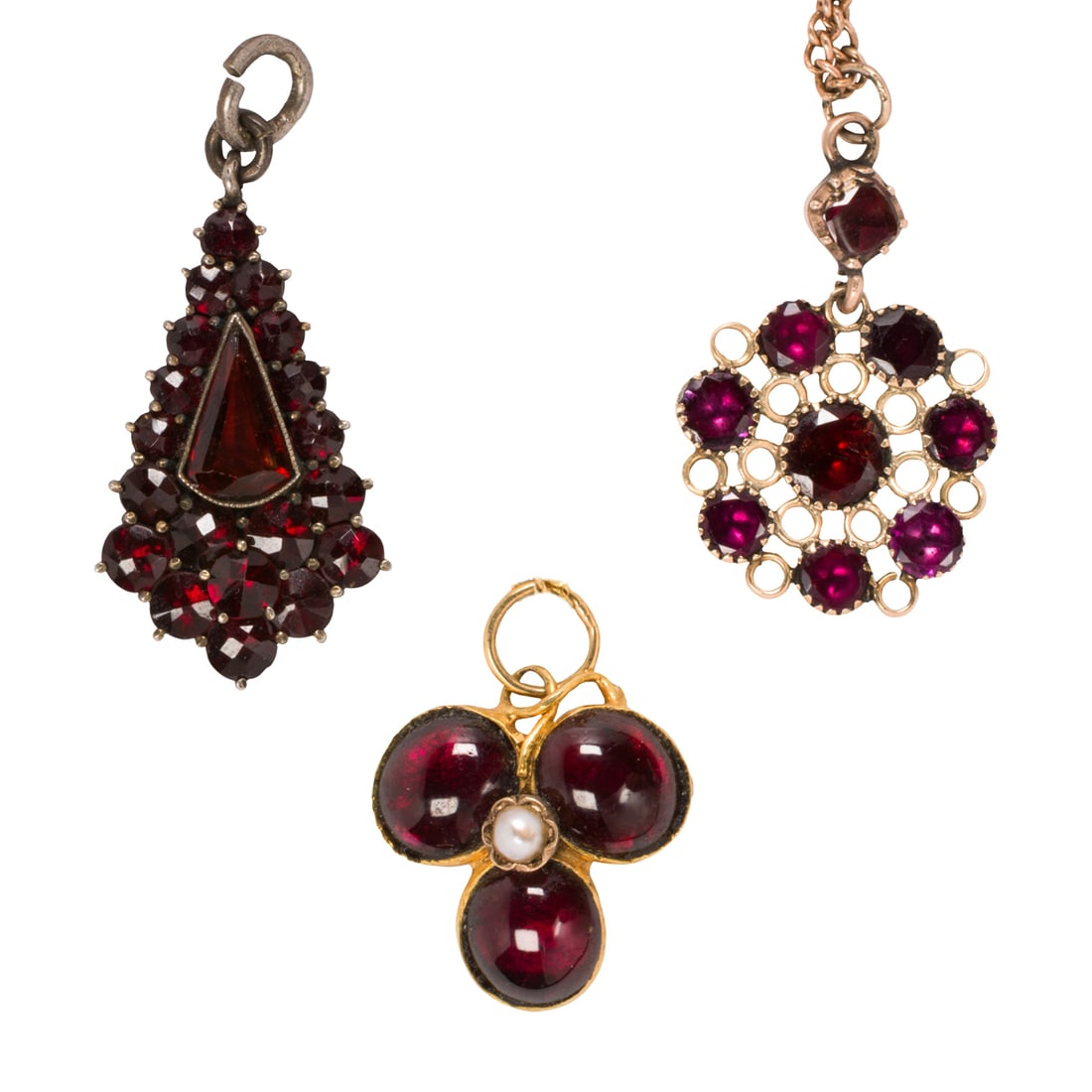 A group of garnet jewelry (1 of 2)