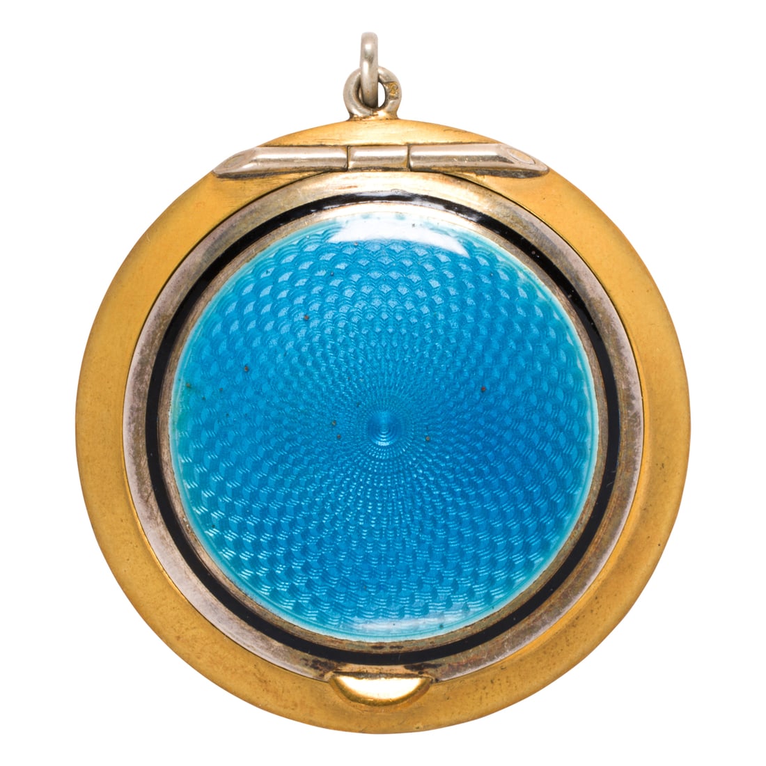 An enamel and gold-filled compact (1 of 2)